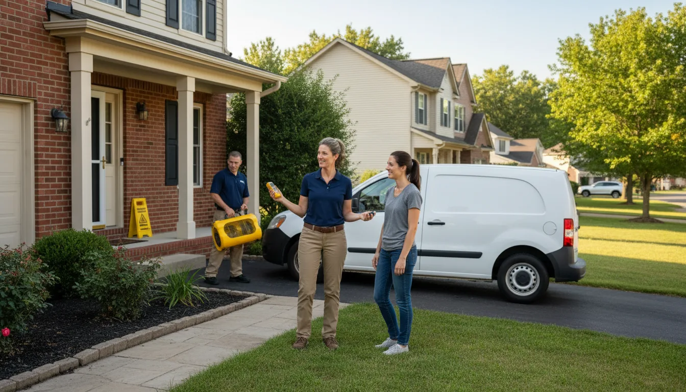 Water restoration image for Mold Remediation in Middlesex, NJ